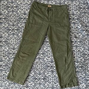 Levi's Green Cargo Pants Utility Style